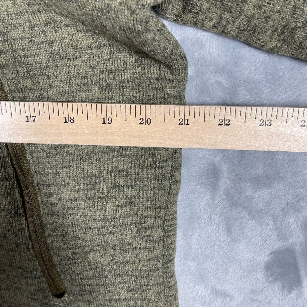 The North Face Mens Gordon Lyons Full Zip Hoodie Olive Green Heather Size M